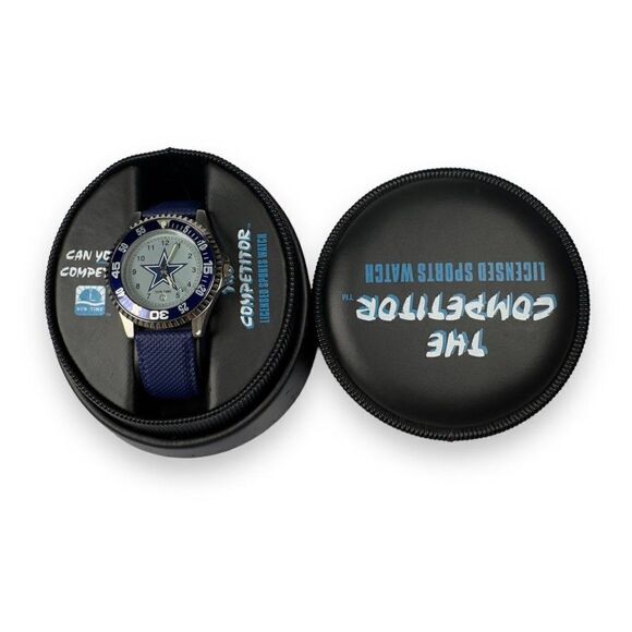The Competitor Licensed Sports Watch Vintage 90s Dallas Cowboys Wrist Watch - Picture 3 of 12